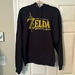 Legend of Zelda Breath Of The Wild Black Hoodie